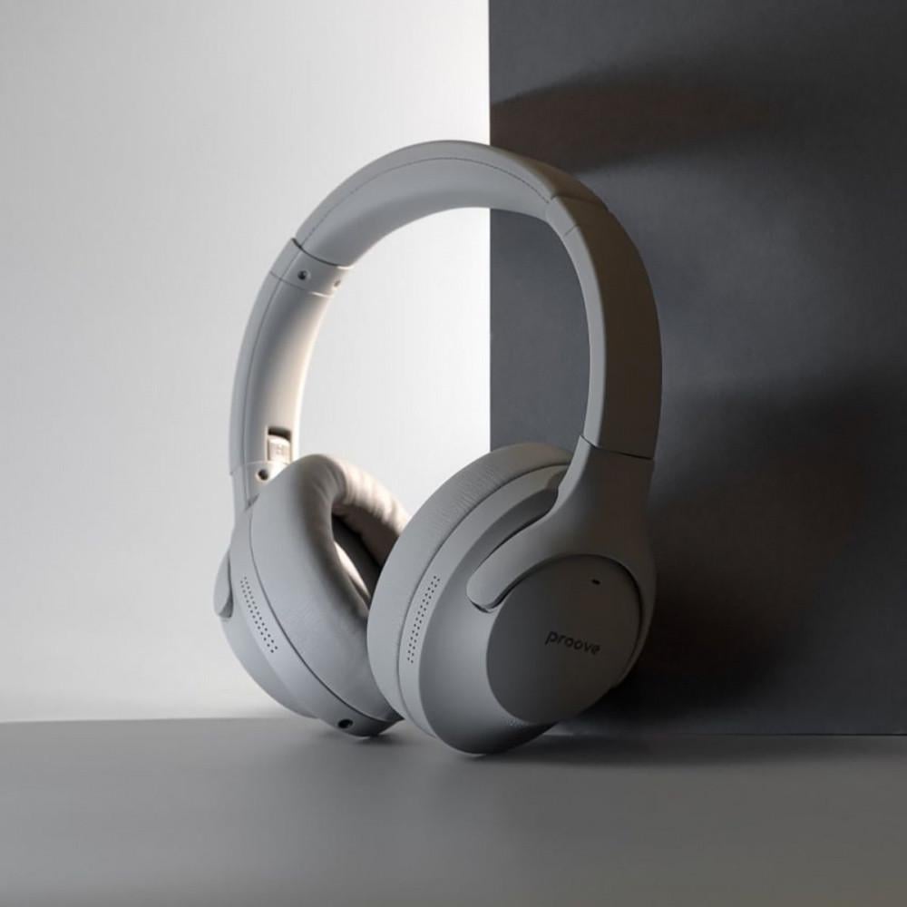 Наушники беспроводные Proove Silence with ANC Gray - фото 5