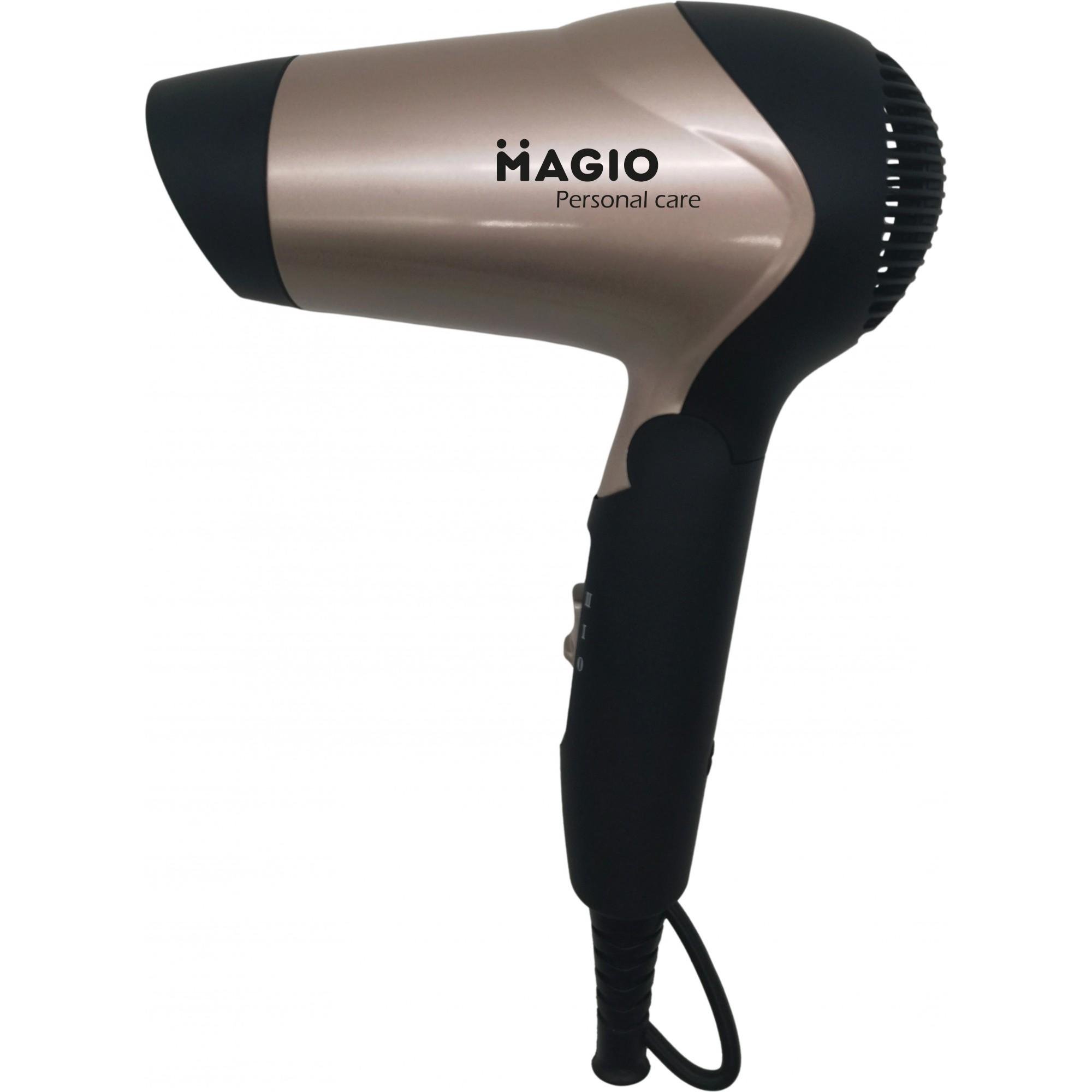 Фен Magio MG-156 1400W Black/Beige (24869677)