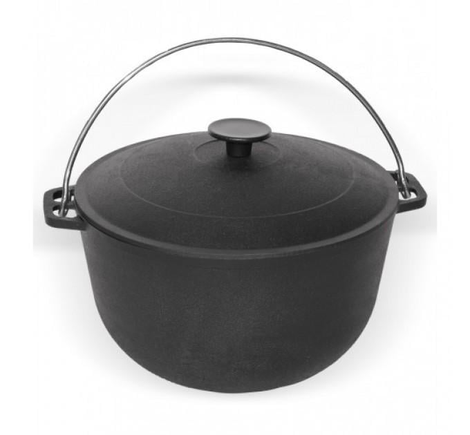 Котелок чугунный Biol 715 15 л 36 см Черный