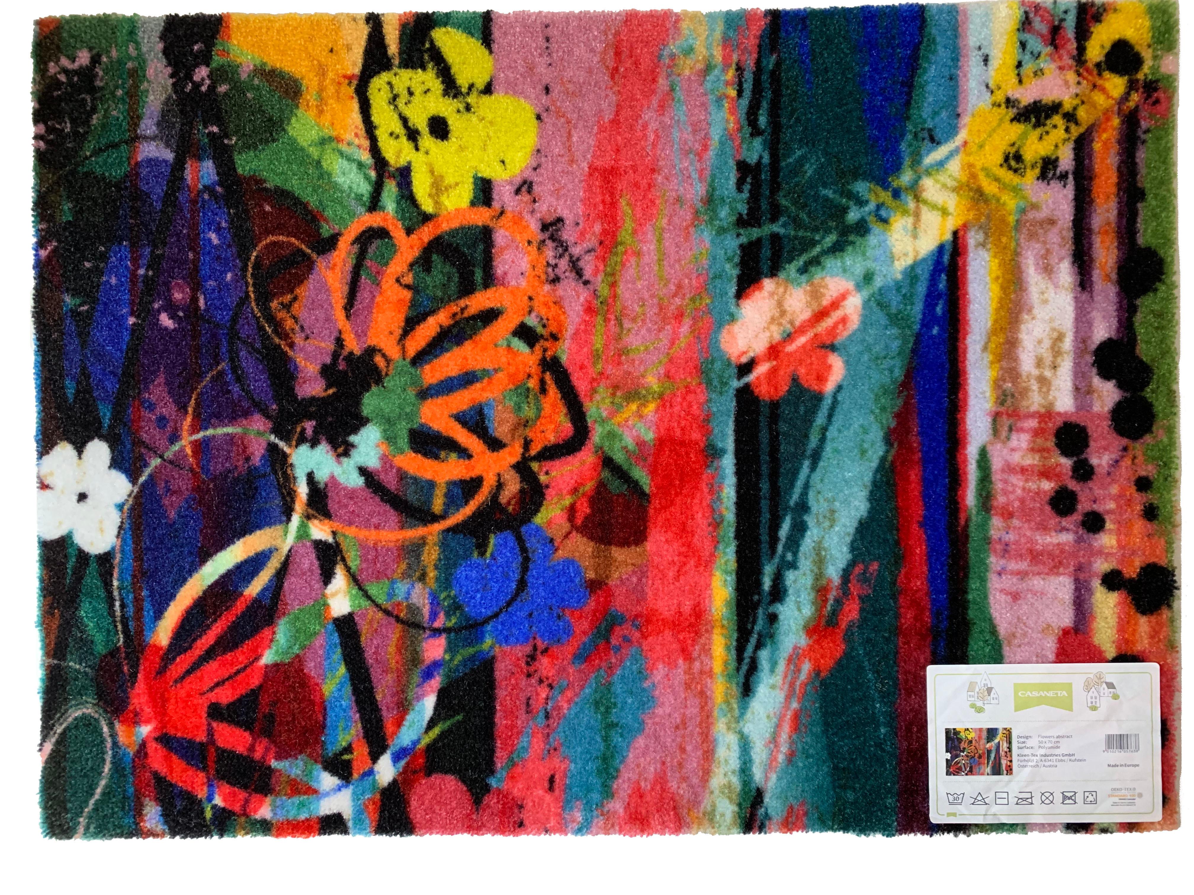 Килимок брудозахисний Kleen-Tex Casaneta Flowers Abstract 50х70 см ( 057638 )