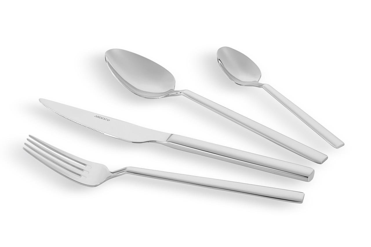 Набір столових приборів Ardesto Black Mars Bergmann 24 предмети (AR0724BES)