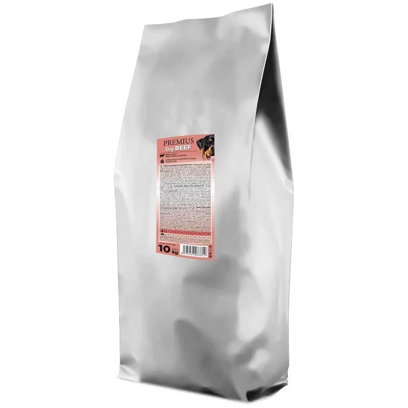 Корм сухий Fitmin Premius для дорослих собак з яловичиною 10 кг