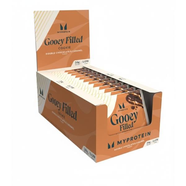 Заменитель питания MyProtein Filled Protein Cookie 12х75 г Double Chocolate Caramel (000027015)