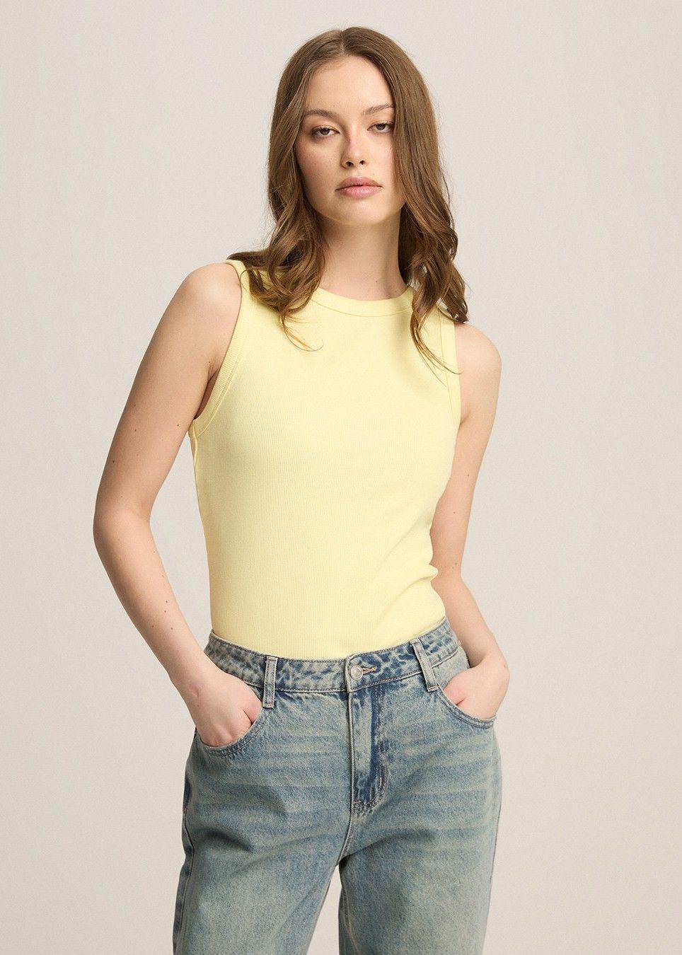 Топ женский в рубчик Diverse CHER L Черный (5905384113429)