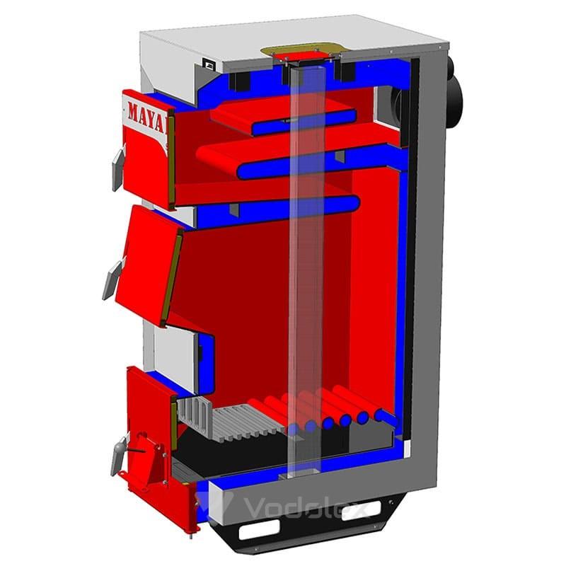 Котел твердотопливный Маяк АОТ-16 кВт Standard Plus Uni (18250595) - фото 4