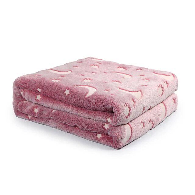 Плед дитячий з мікрофібри Magic Blanket 120х150 см Рожевий - фото 1