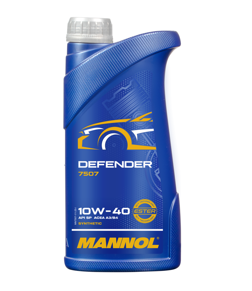 Моторное масло Mannol Defender 10W-40 синтетика 1 л (7507-1)