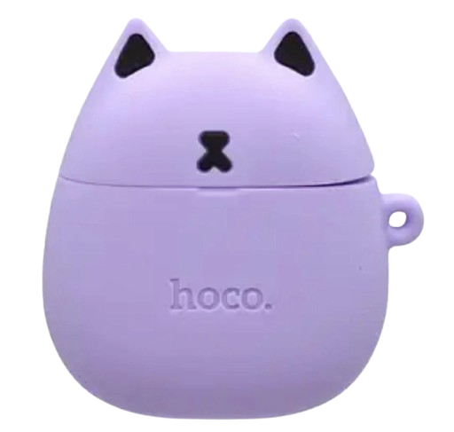 Чехол Silicone Protection Cat for AirPods 2 Light Purple (м0004) Чехол Silicone Protection Cat for AirPods 2 Light Purple (м0004)