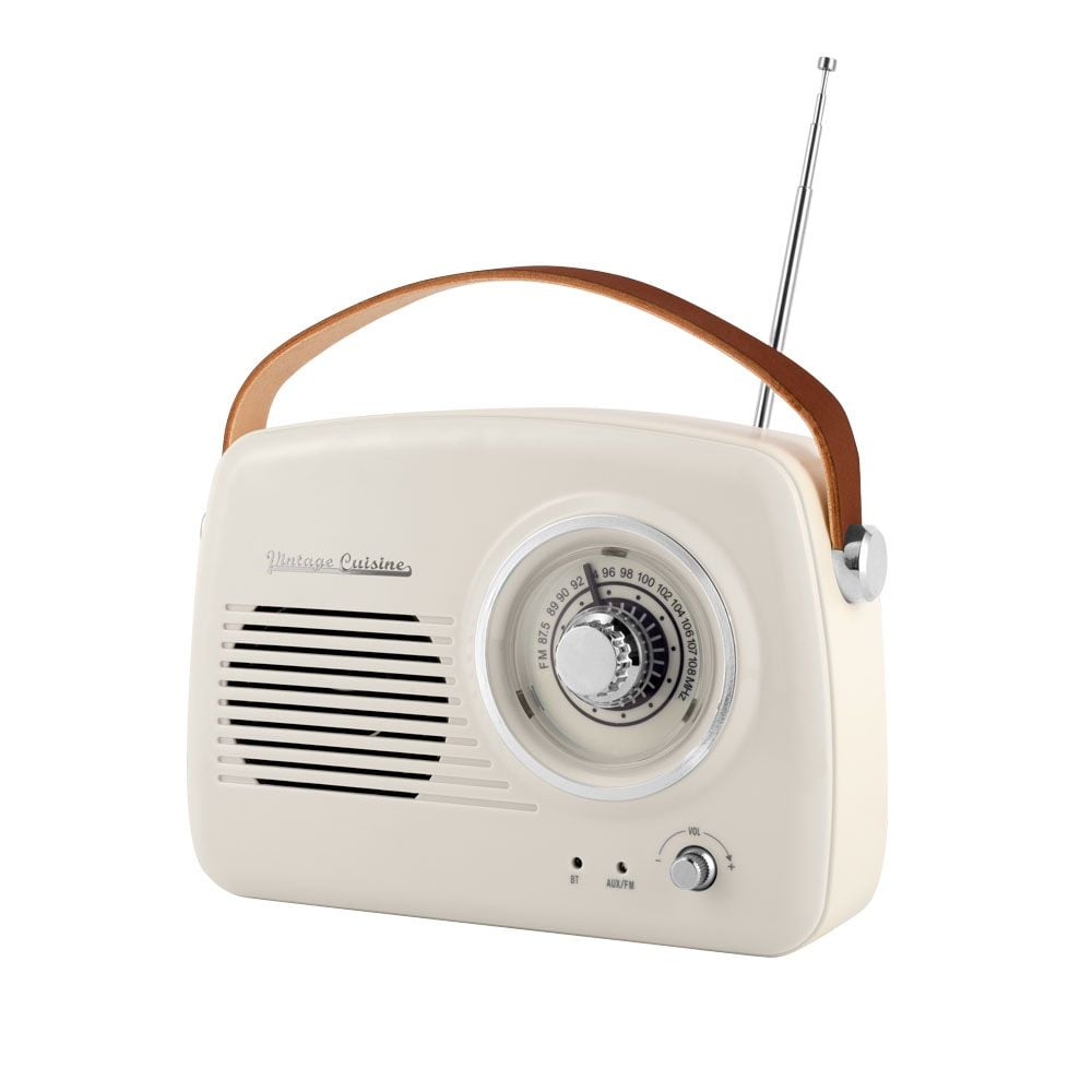 Радиоприемник Vintage Cuisine Retro с Bluetooth Кремовый - фото 2 Радиоприемник Vintage Cuisine Retro с Bluetooth Кремовый - фото 2