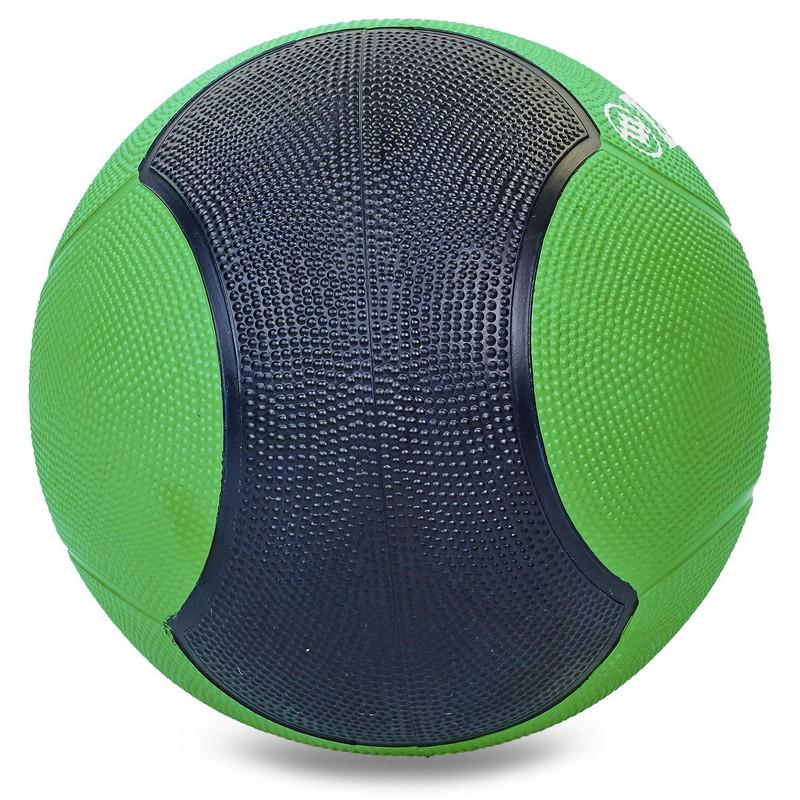 М'яч медичний медбол Zelart Medicine Ball FI-5121-2 2кг Зелений/Чорний (DR003477) - фото 2