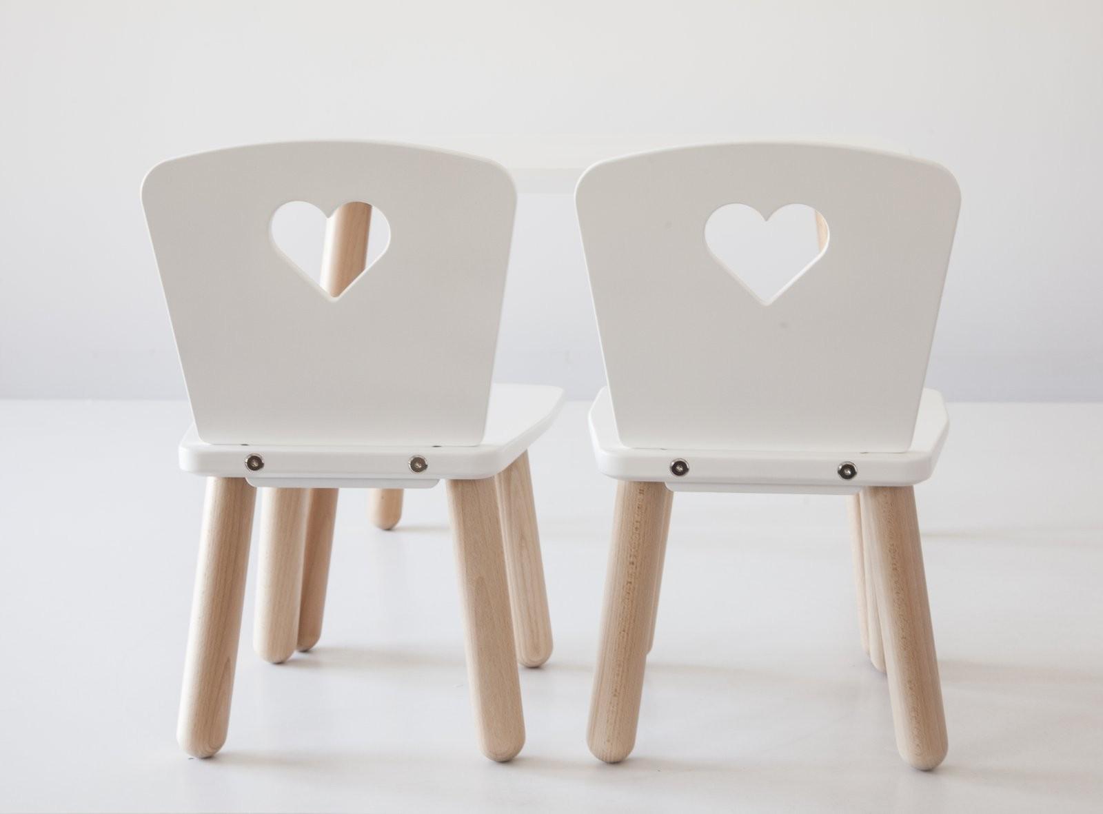 Столик і стільчик Tatoy Heart для дітей 2-4 років Білий (11142798) - фото 3 Столик і стільчик Tatoy Heart для дітей 2-4 років Білий (11142798) - фото 3