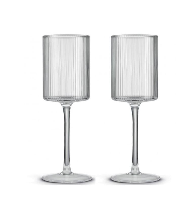 Набор бокалов для вина Pozzi Milano Modern Classic 310 мл 2 шт. Прозрачный (111005241)