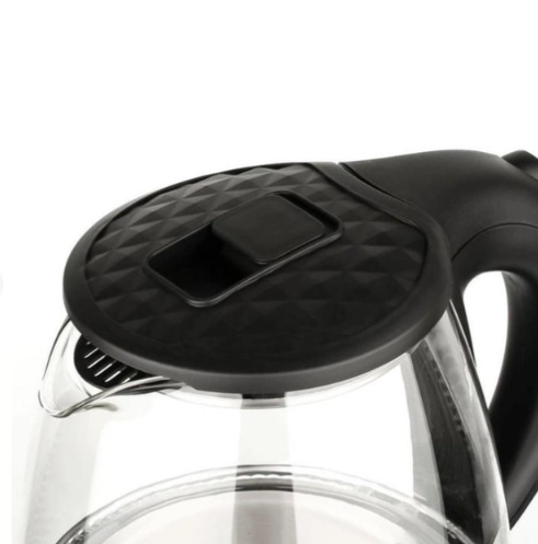 Електрочайник дисковий RAF 7861 скляний Чорний (12127910) - фото 2 Електрочайник дисковий RAF 7861 скляний Чорний (12127910) - фото 2