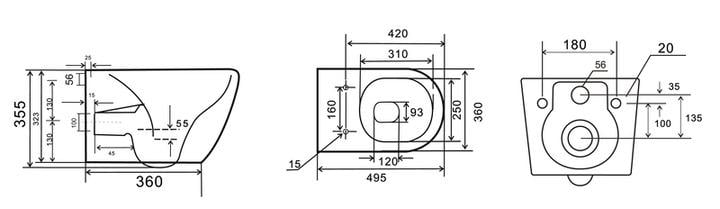 Унітаз підвісний Mixxus Premium ELLIPSE-0308-T3 GRAY система змиву TORNADO Графітовий (MP6654) - фото 11 Унітаз підвісний Mixxus Premium ELLIPSE-0308-T3 GRAY система змиву TORNADO Графітовий (MP6654) - фото 11