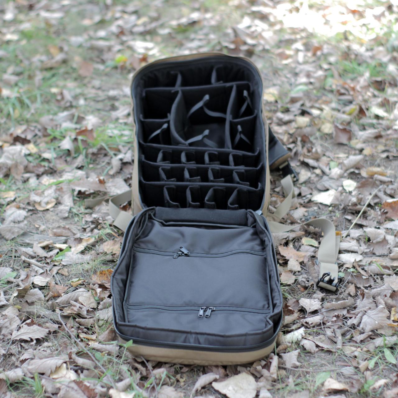 Рюкзак тактичний Стохід для 1-2 дронів DJI MAVIC Aute та 15 батарей Койот (21209058) - фото 5