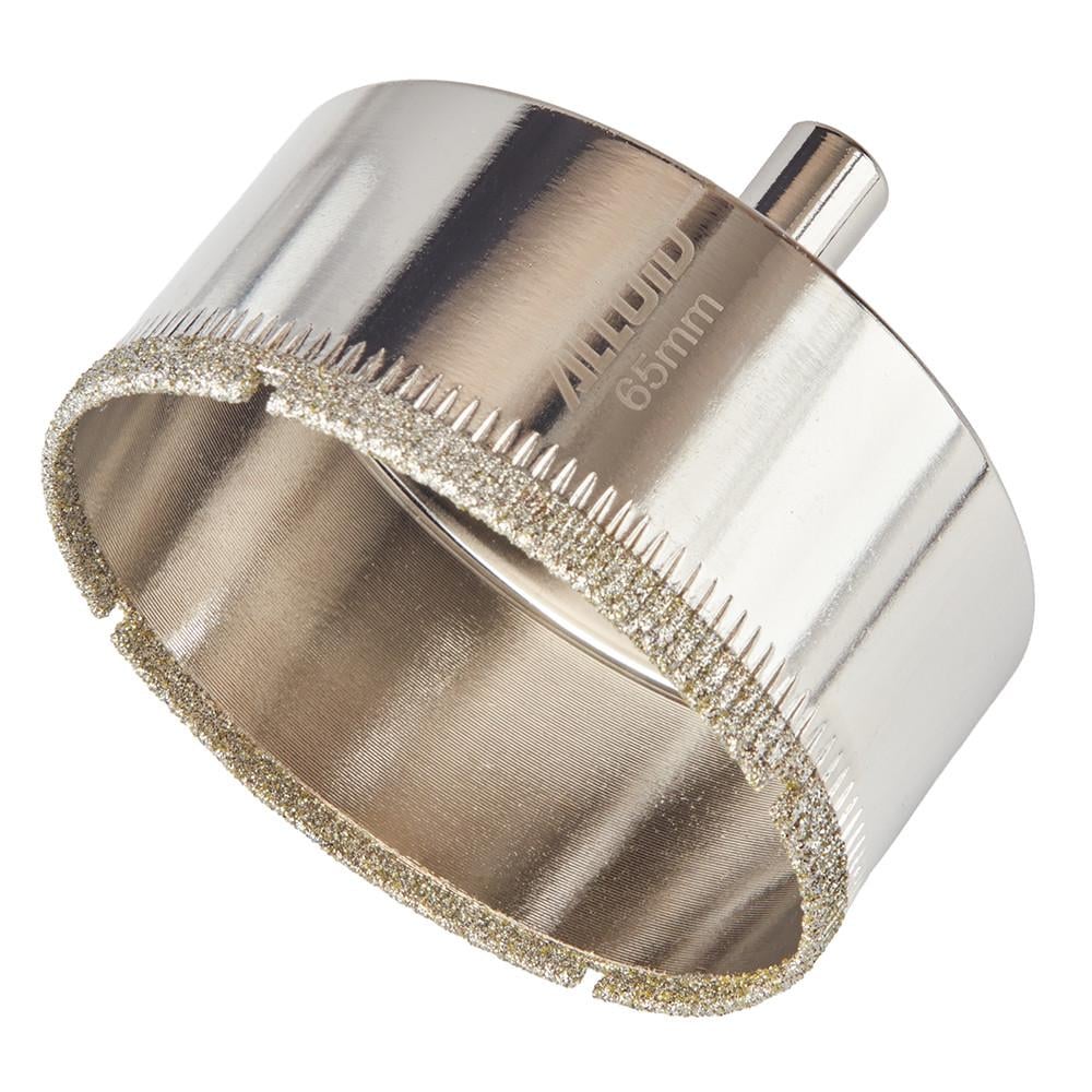 Сверло корончатое алмазное Alloid Base GS-50065 по стеклу и керамике 65 мм (31642649)