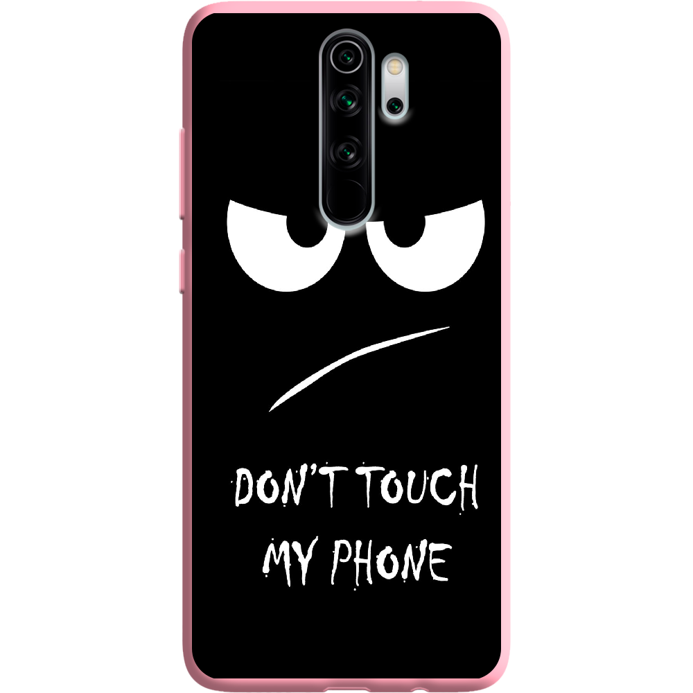 Чохол Boxface Xiaomi Redmi Note 8 Pro Don't Touch my Phone Рожевий силікон (38222-up535-38668)