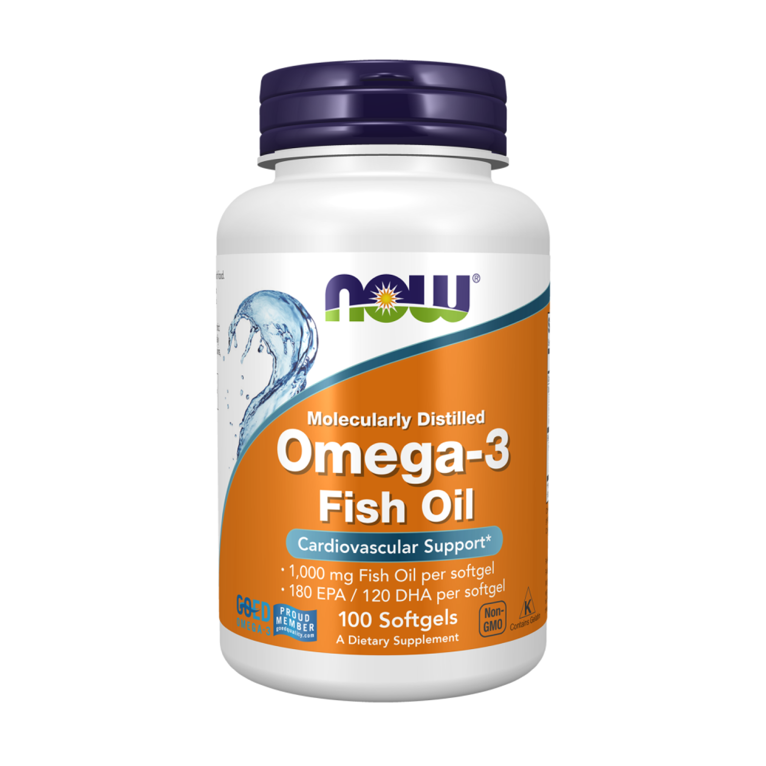 Диетическая добавка Now Foods Omega-3 1000 мг 100 капсул (CO002703)