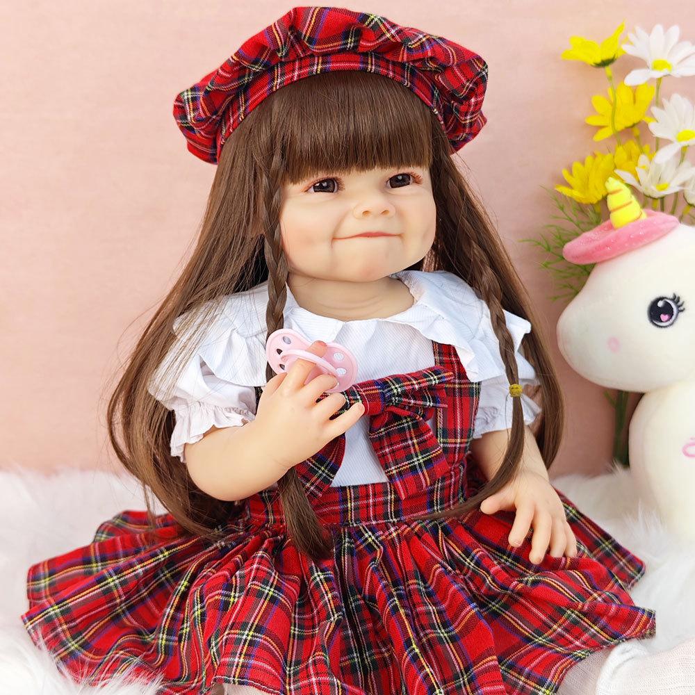 Кукла Reborn Ника винил-силиконовая с соской/бутылочкой 55 см (2355984202) - фото 3 Кукла Reborn Ника винил-силиконовая с соской/бутылочкой 55 см (2355984202) - фото 3