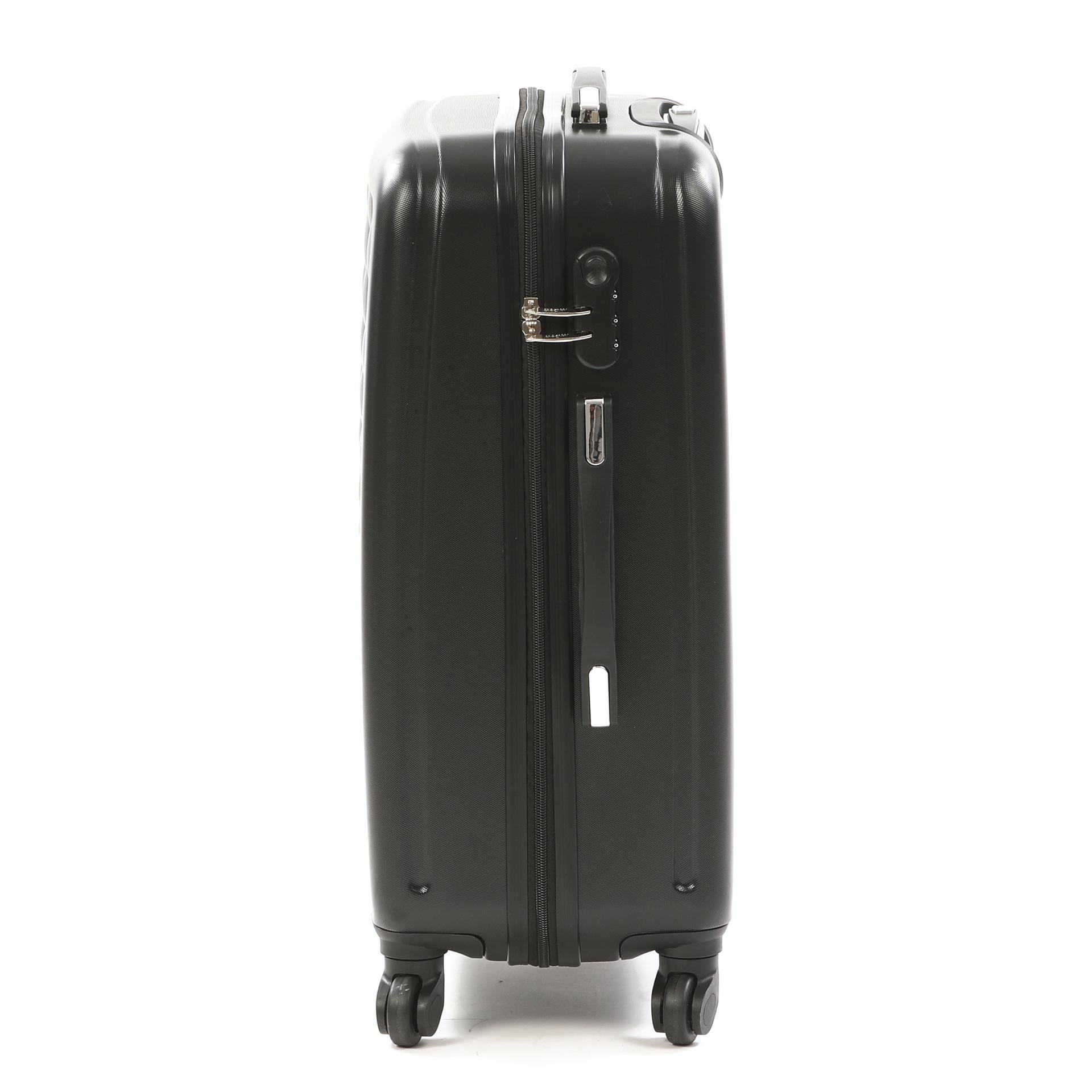 Валіза пластикова Hachi 013 маленька Чорний - фото 4 Валіза пластикова Hachi 013 маленька Чорний - фото 4