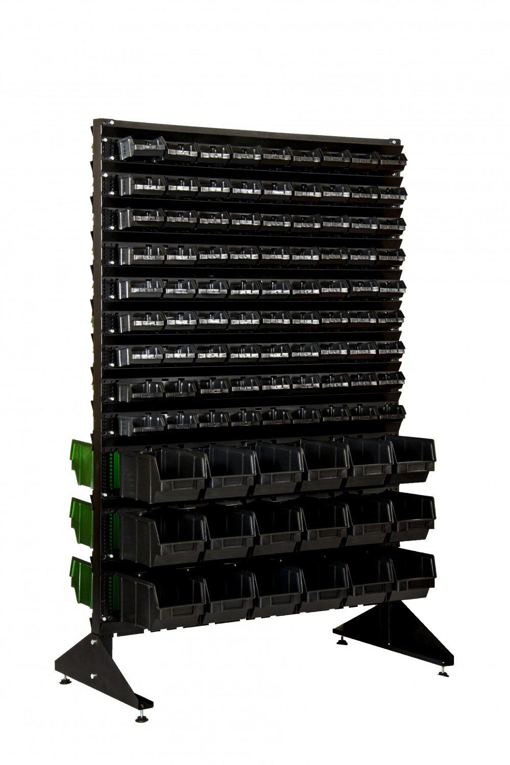 Стелаж метизний із ящиками двосторонній (1012)