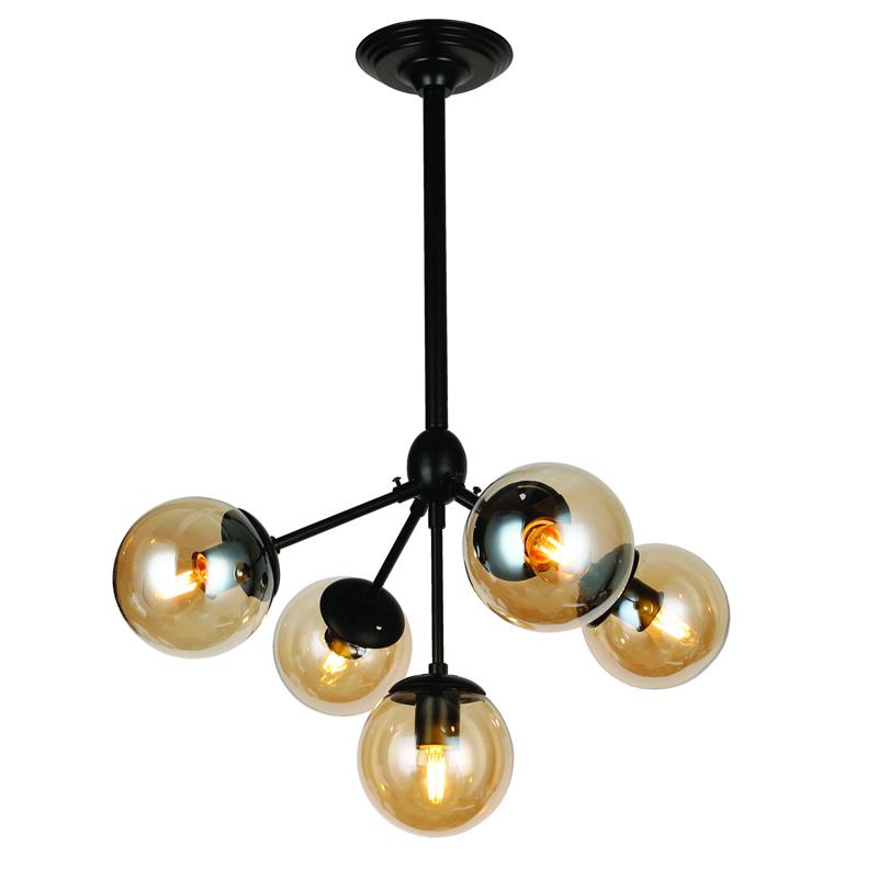 Люстра-молекула подвесная Light House LS-17137-5 Черный (16466)