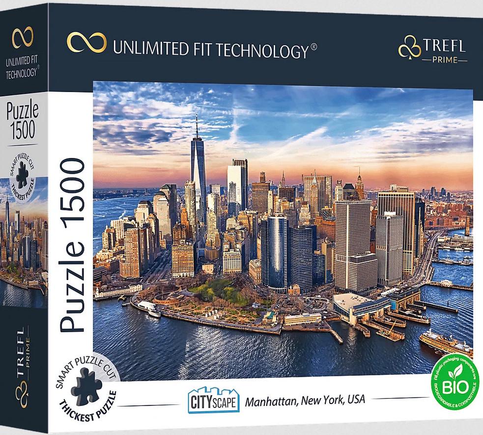 Пазл Trefl Бескрайняя коллекция: Манхэттен Нью-Йорк США 1500 эл.