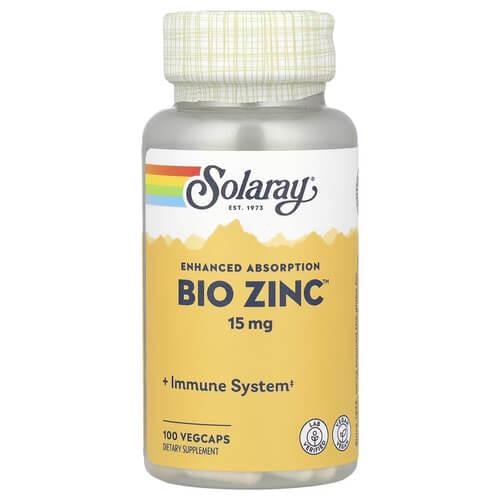 Цинк Solaray Bio Zinc 100 капс. (SOR-04705)