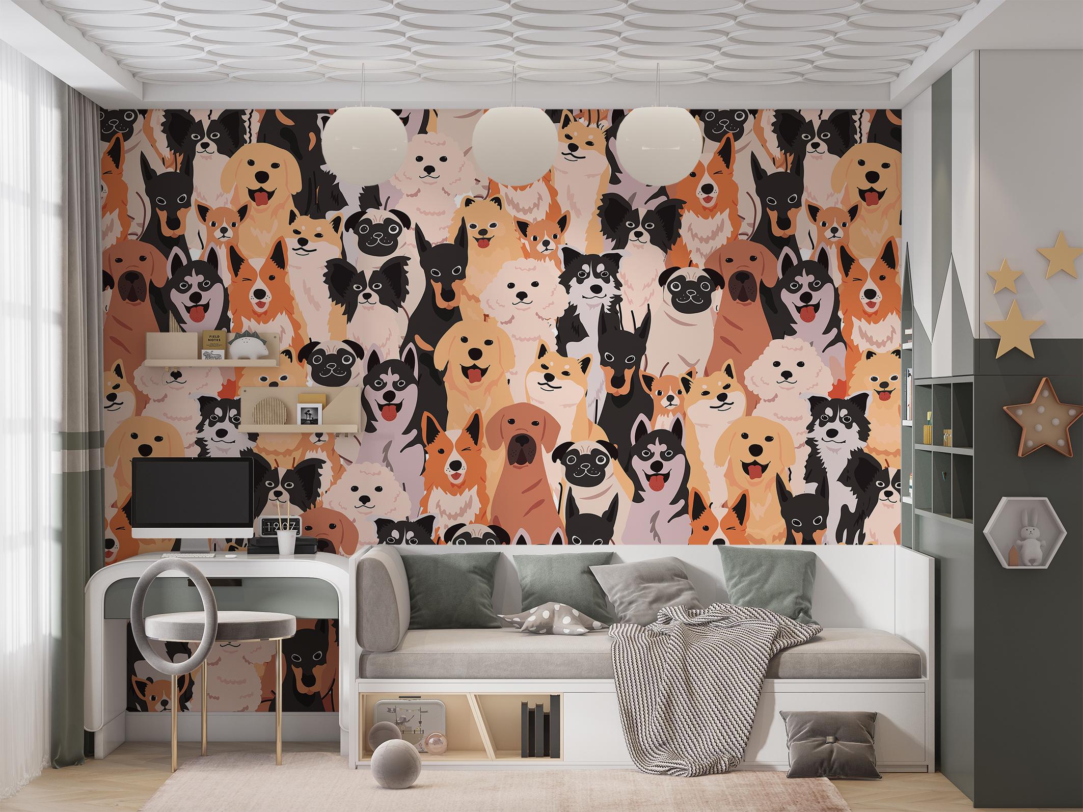 Фотошпалери флізелінові Upstream Веселі улюбленці 230х153 см (SPF-161/3) - фото 3 Фотошпалери флізелінові Upstream Веселі улюбленці 230х153 см (SPF-161/3) - фото 3