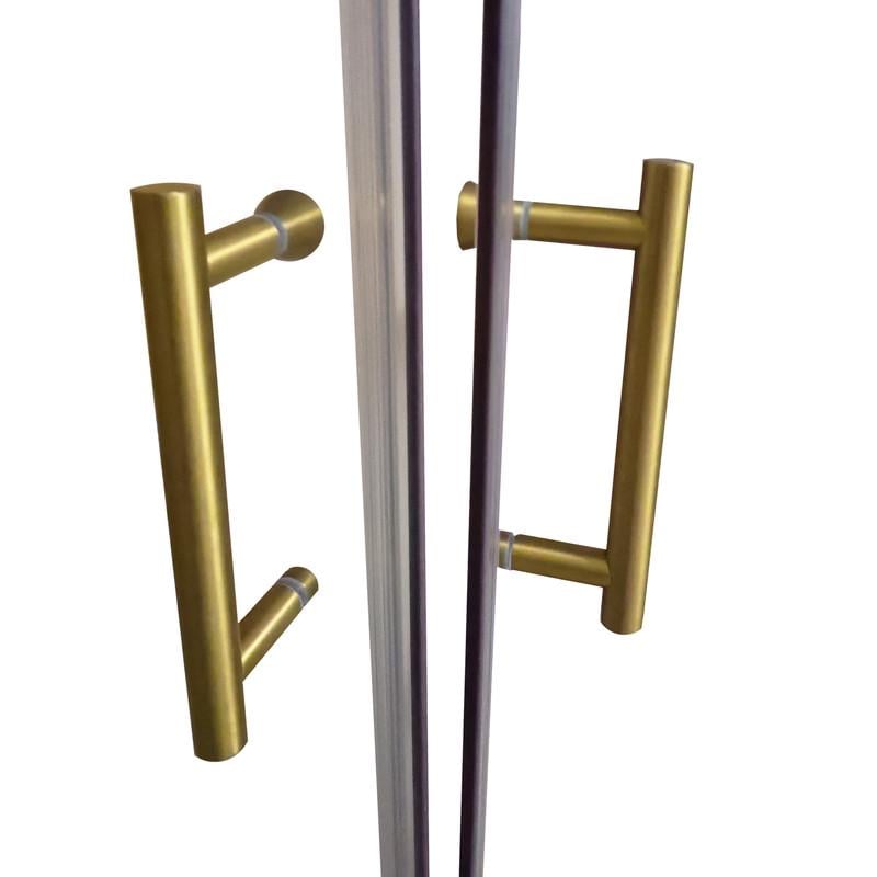 Душевая кабина без поддона KOER SR SC03-90x90x200-TR-12 прозрачное стекло Easy Clean 6мм, матовое золото (KR5358) - фото 5 Душевая кабина без поддона KOER SR SC03-90x90x200-TR-12 прозрачное стекло Easy Clean 6мм, матовое золото (KR5358) - фото 5