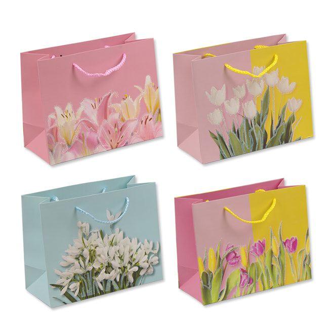 Пакет подарочный Flora микс 23х10х18 см 12 шт. (41510) Пакет подарочный Flora микс 23х10х18 см 12 шт. (41510)