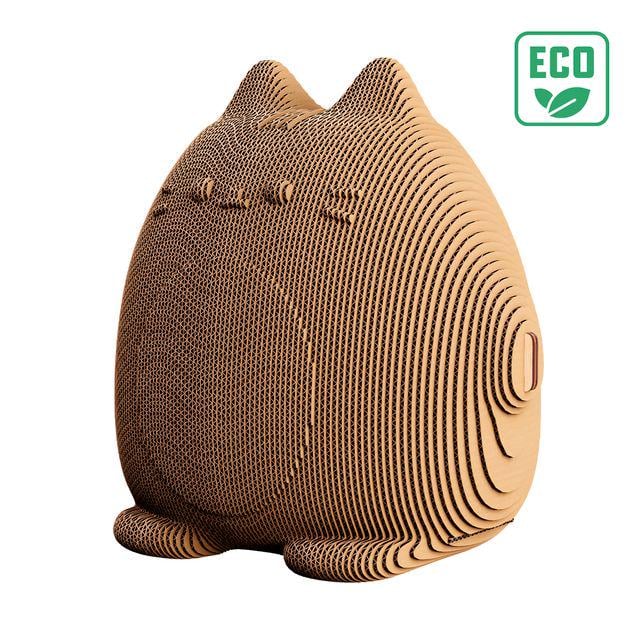 3D Пазл картонний Cartonic Котик-скарбничка (CARTCUTE) - фото 2 3D Пазл картонний Cartonic Котик-скарбничка (CARTCUTE) - фото 2