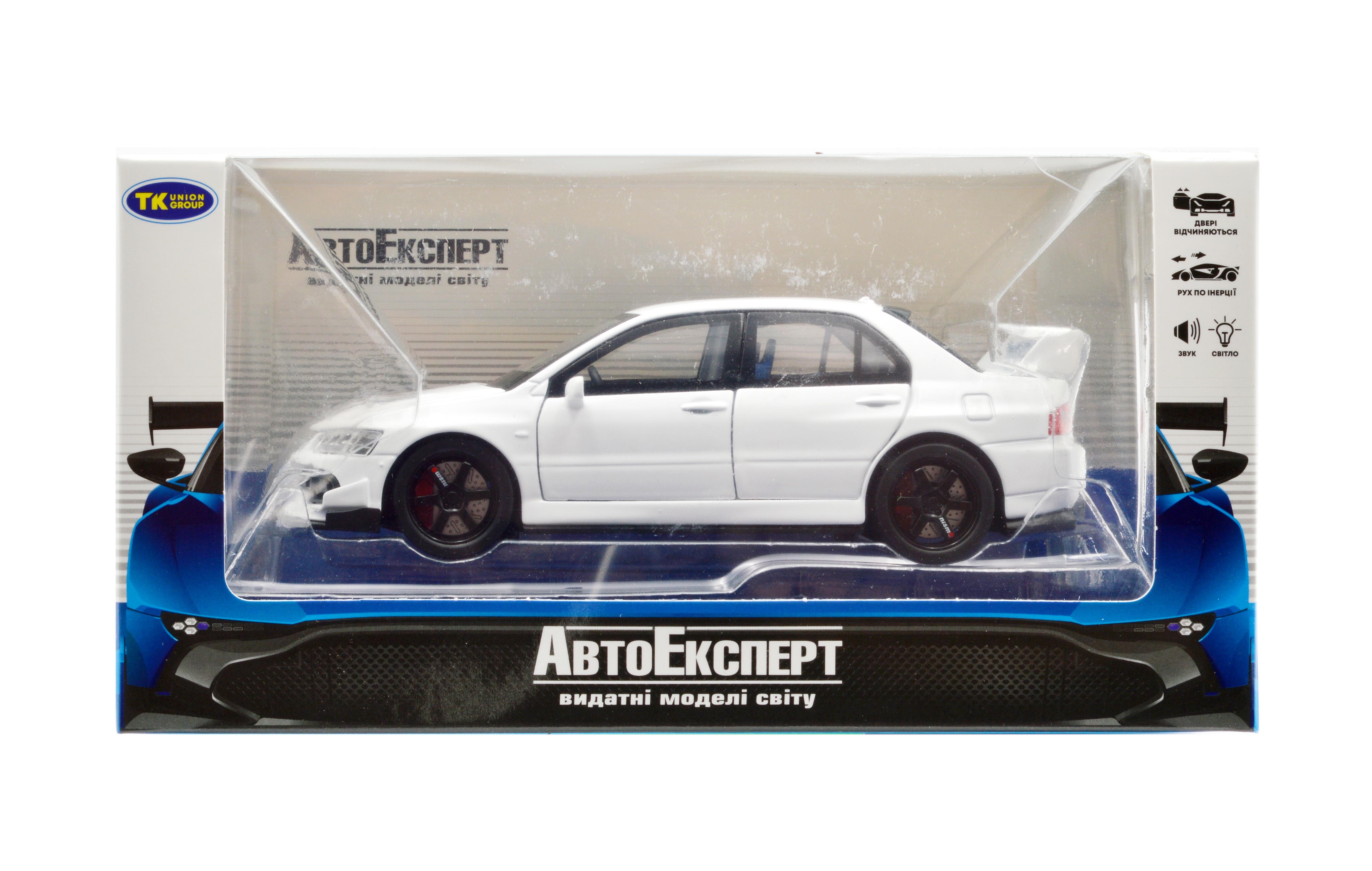 Іграшкова машинка металева Mitsubishi Lancer Evolution X 1:32 світло/звук/інерція/відкриваються двері (20651W) - фото 9 Іграшкова машинка металева Mitsubishi Lancer Evolution X 1:32 світло/звук/інерція/відкриваються двері (20651W) - фото 9