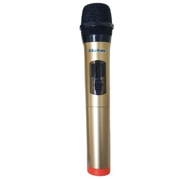 Беспроводной микрофон с дисплеем Su-Kam 50М Золотистый