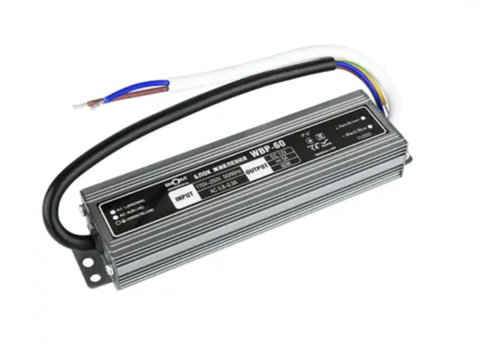 Блок питания Biom Professional DC12 60W WBP-60-12 5A IP67 (27774250)