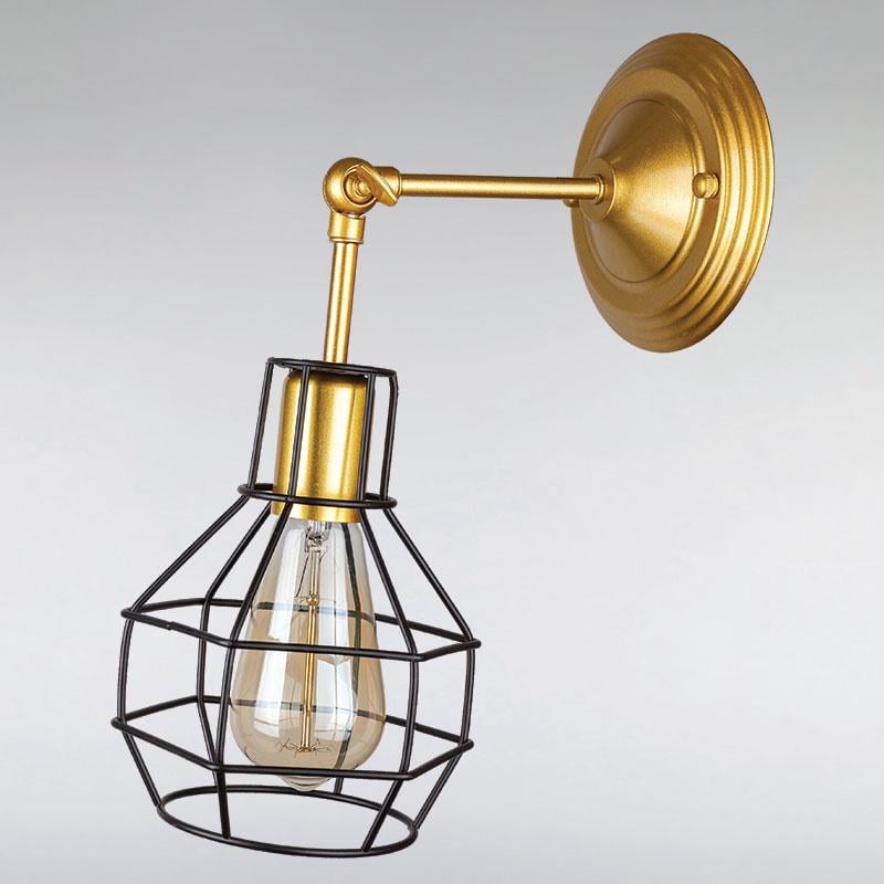 Бра лофт Light House LS-13433-1 GD/BK Золотой/Черный