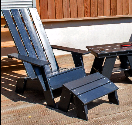 Кресло садовое из дерева Чолпон Венге (КЕА-001512) - фото 2