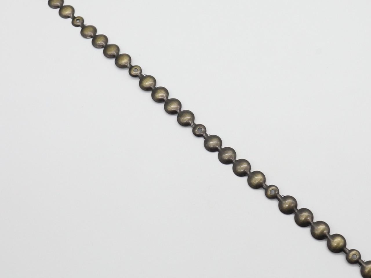 Молдинг металлический для декора мебели 10 мм 1 м Латунь (553378059)