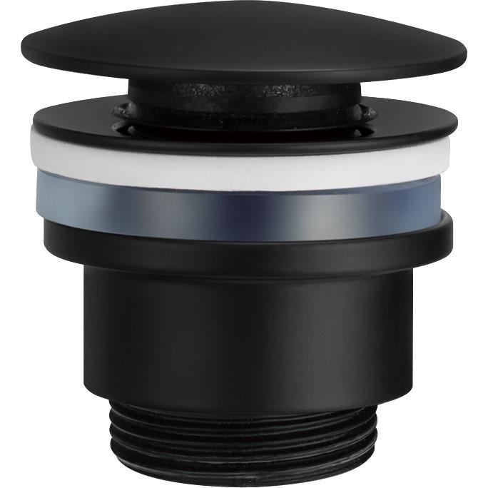 Клапан донный для раковины Imex 1 1/4" Черный матовый (IMEX-VCC008)
