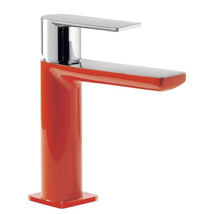 Смеситель для умывальника Tres Loft Colors с донным клапаном 167 мм Красный (20010301ROD) Смеситель для умывальника Tres Loft Colors с донным клапаном 167 мм Красный (20010301ROD)