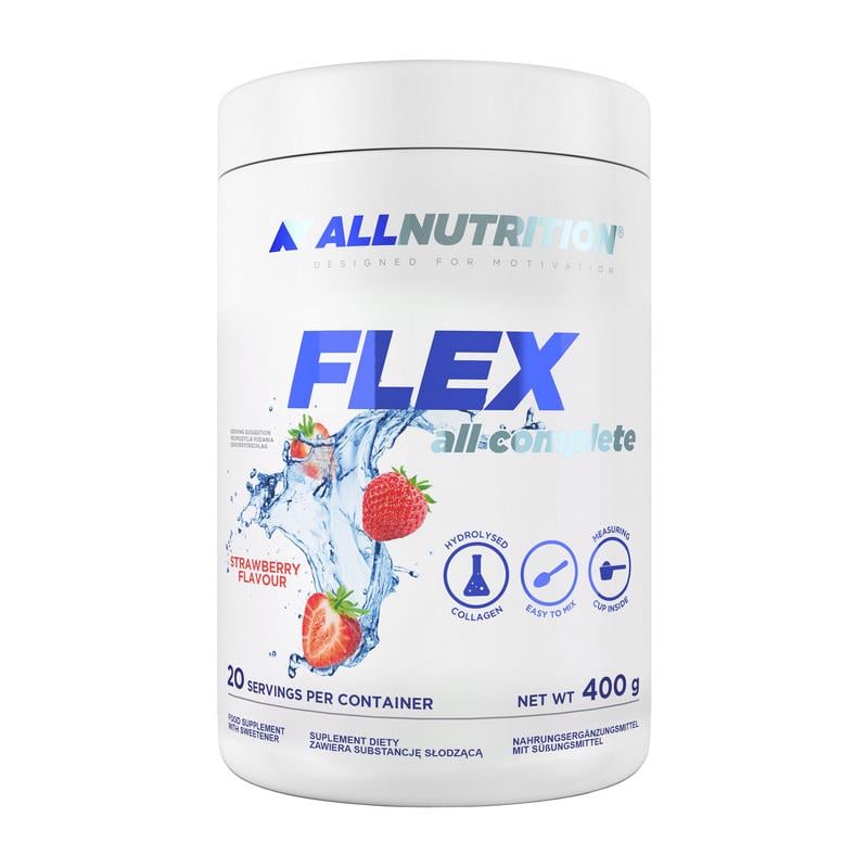 Хондропротектор Allnutrition Flex коллаген 10 г глюкозамин и MSM с витамином C 400 г Черная смородина