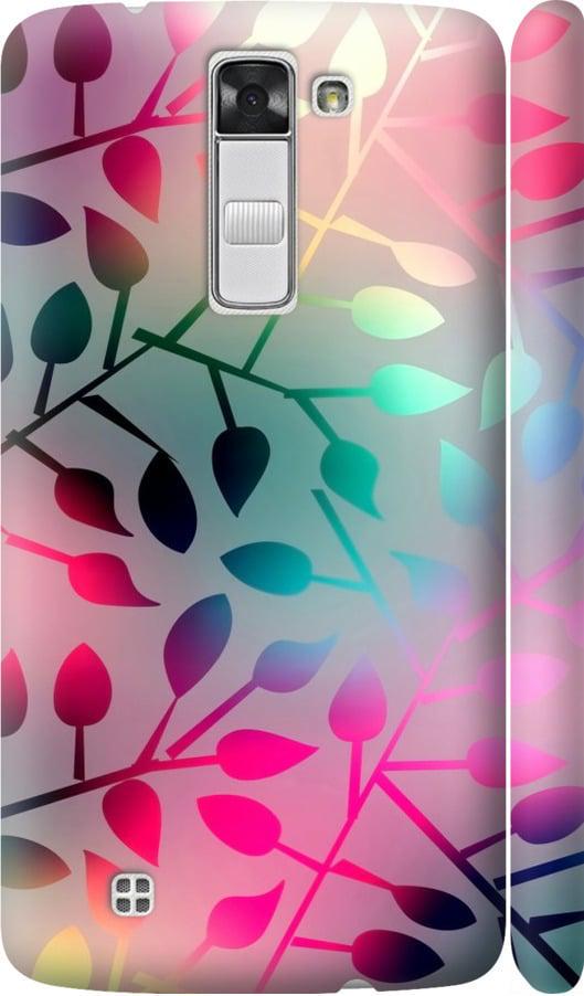 Чехол на LG K8 K350E Листья (2235m-297-42517)