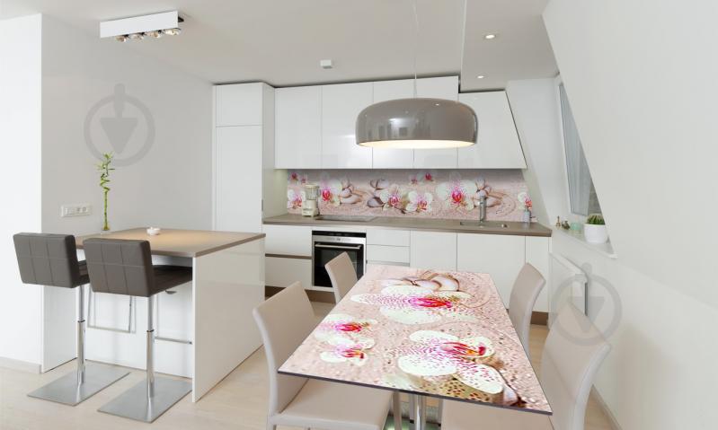 Наклейка виниловая на стол Zatarga «Орхидеи и Песок» 650х1200 мм Z180871/1st Наклейка виниловая на стол Zatarga «Орхидеи и Песок» 650х1200 мм Z180871/1st