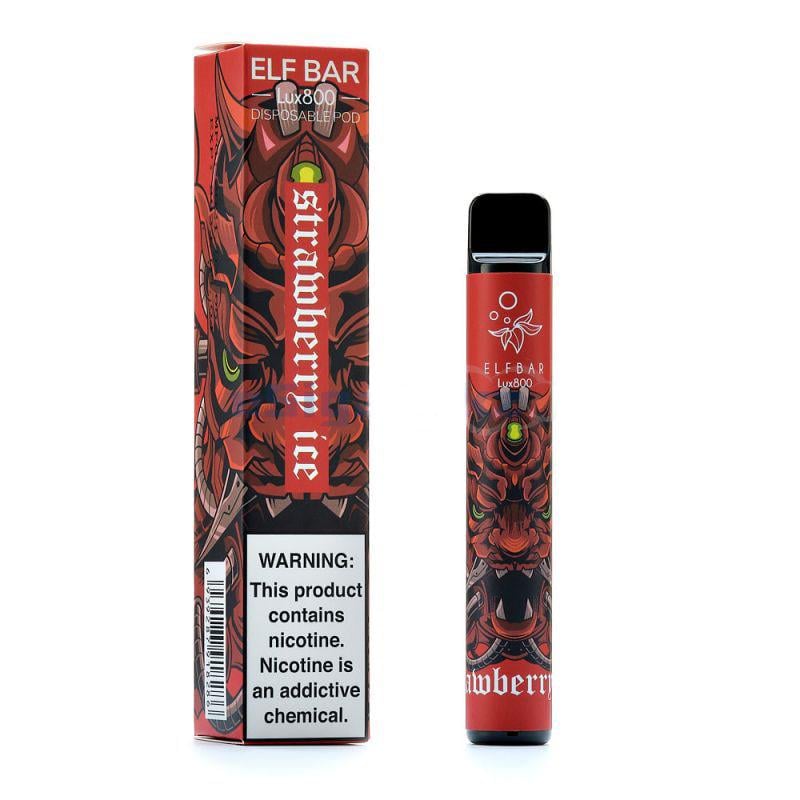Одноразова електронная сигарета ELF BAR LUX Strawberry ice 1500 Одноразова електронная сигарета ELF BAR LUX Strawberry ice 1500