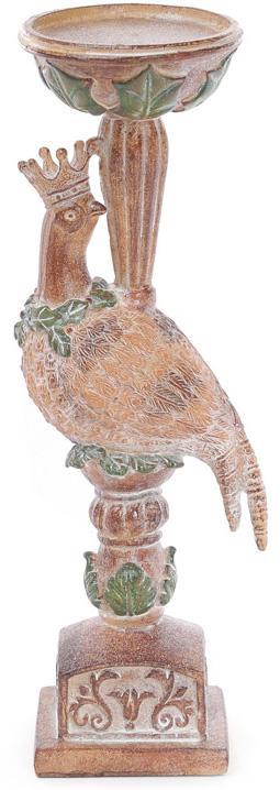 Подсвечник декоративный Refilv Фазан 10,4х9,5х31 см (BD-434-120)