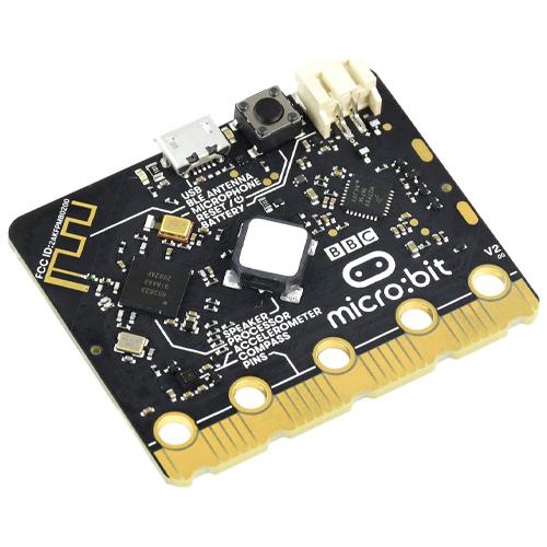 Плата разработчика BBC Micro bit V2.2 на ARM Cortex-M4 с Bluetooth-модулем (4087-aac4b)