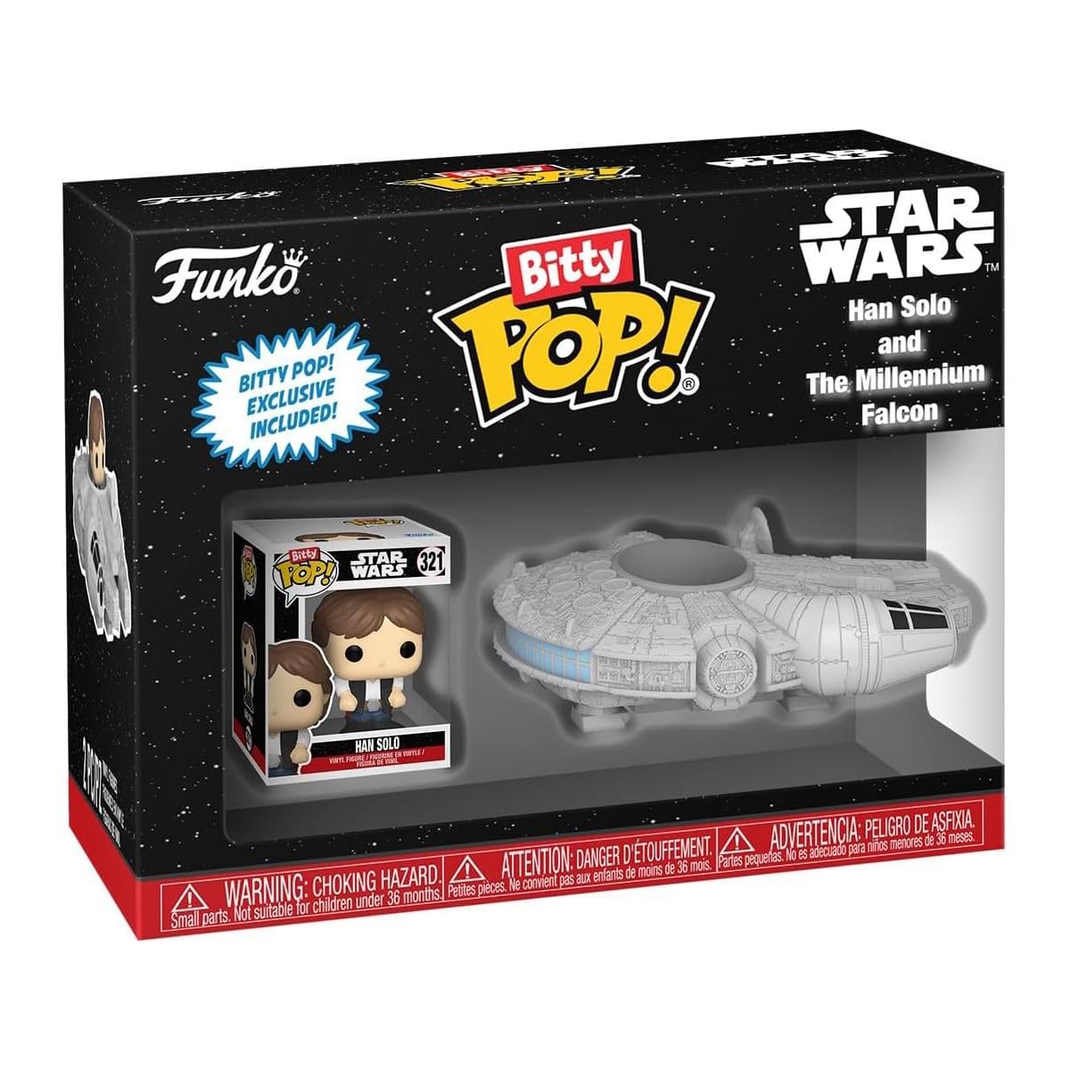 Детская игровая фигурка Funko Bitty Pop Ride Хан Соло и Тысячелетний сокол (83623) Детская игровая фигурка Funko Bitty Pop Ride Хан Соло и Тысячелетний сокол (83623)