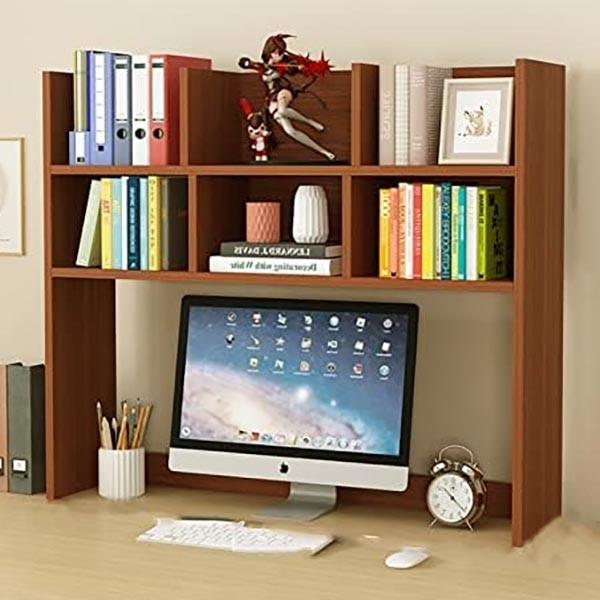 Полка-надстройка настольная из дерева Сорвато охра (АКД-006304)