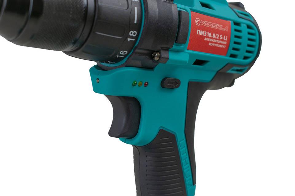 Шуруповерт акумуляторний з набором інструментів VORSKLA ПМЗ 16.8/2 S-Li (29294774) - фото 2 Шуруповерт акумуляторний з набором інструментів VORSKLA ПМЗ 16.8/2 S-Li (29294774) - фото 2