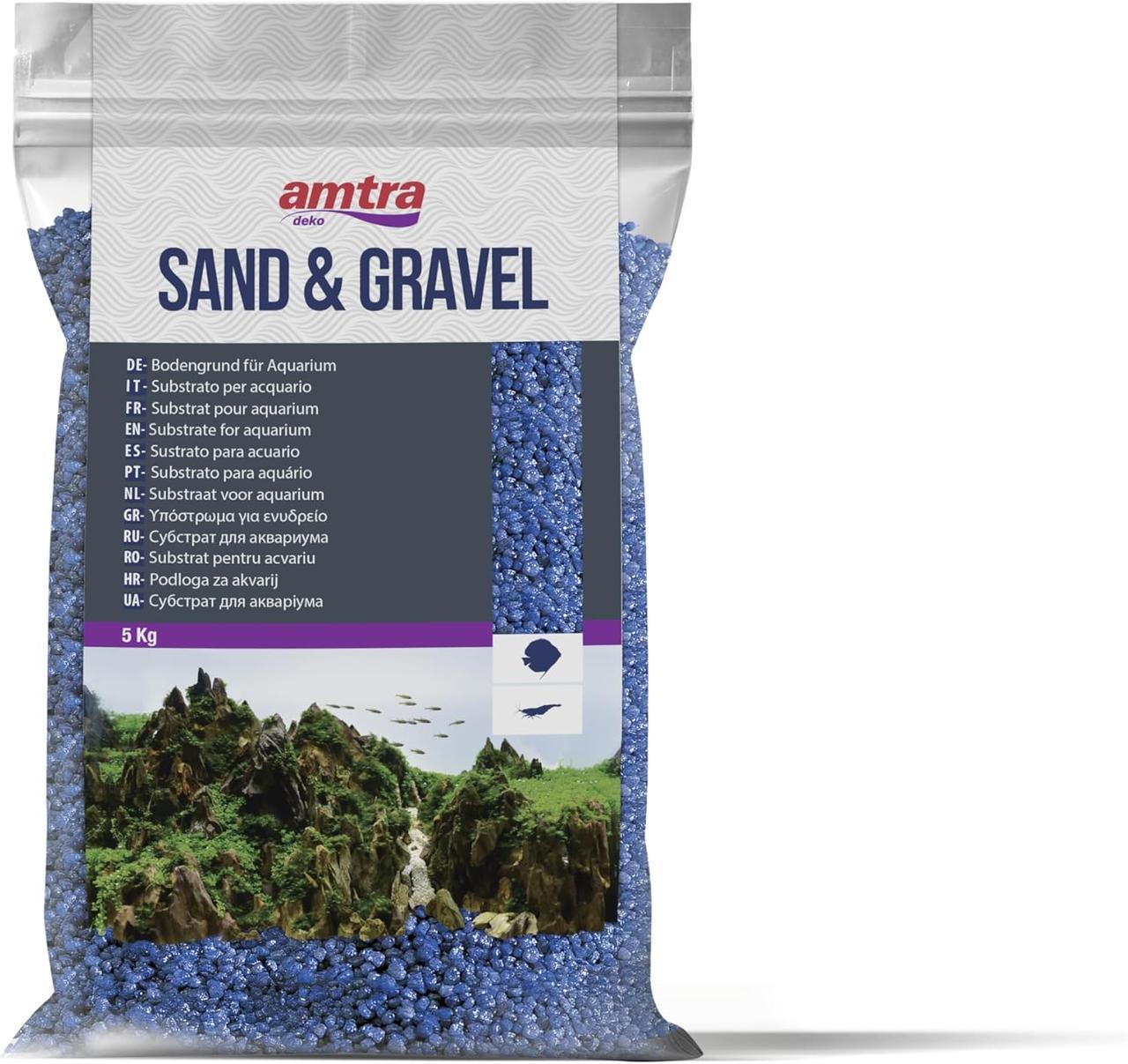 Грунт для аквариума Amtra Quartz Ceramic Substrate 4 мм 5 кг Blue (1353816598) - фото 3